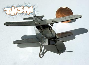 Laser Cut Wood Airplane Toy Kit DXF File