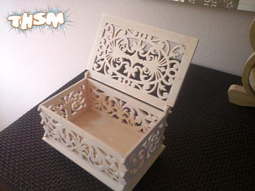 Box with Lid Scroll Saw Pattern PDF File Free Download - 3axis.co