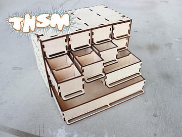 Partsbox Laser Cut PDF File Free Download - 3axis.co