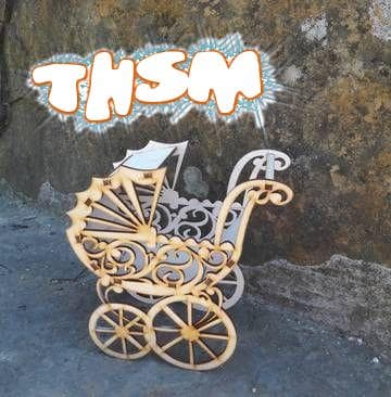 Baby Strollers Pram Laser cut Free Vector cdr Download - 3axis.co