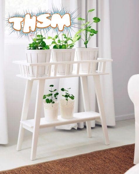 Laser Cut Flower Stand Indoor Plant Decor Free Vector