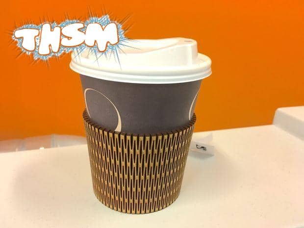 Lasercut Cup Holder PDF File Free Download - 3axis.co