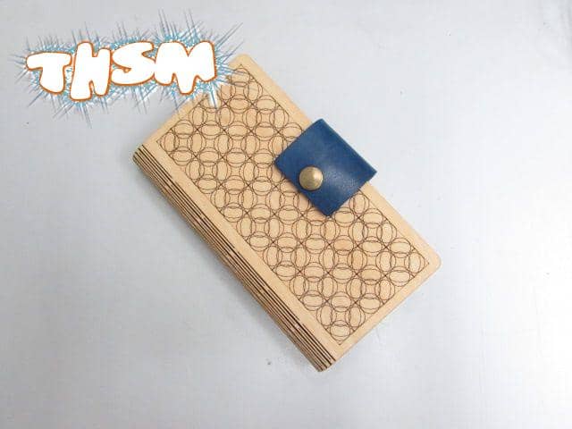 Laser Cut Wooden Phone Case Template DXF File