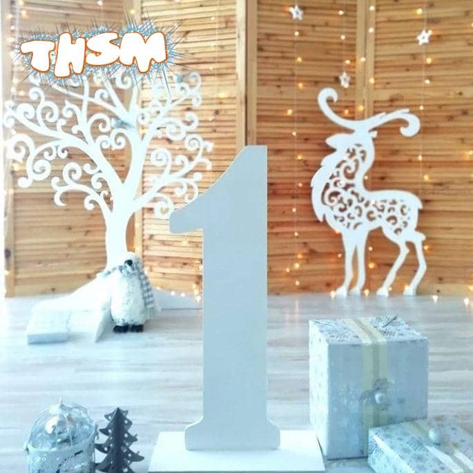 Laser Cut Christmas Tree Decoration Free Vector