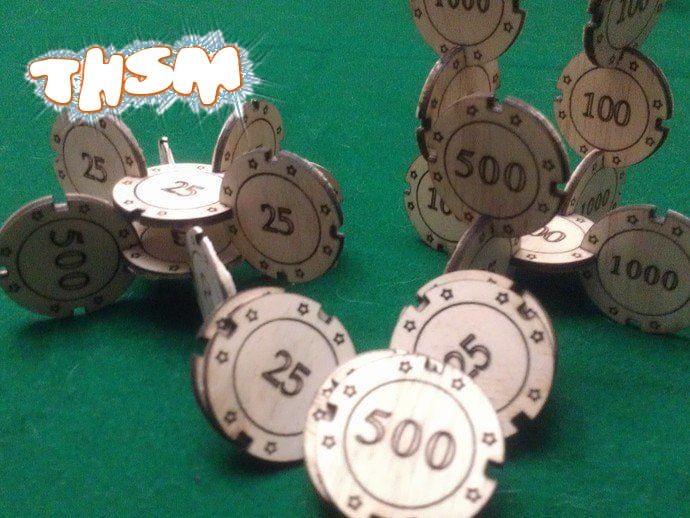 Laser Cut Joinable Poker Chips SVG File Free Download - 3axis.co
