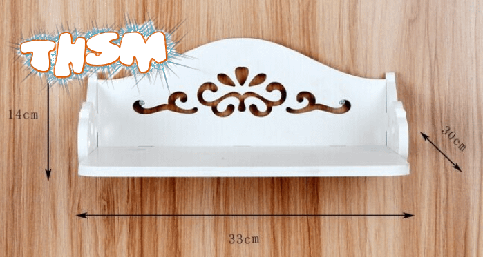 Laser Cut Wall-Mounted Shelf Free Vector cdr Download - 3axis.co