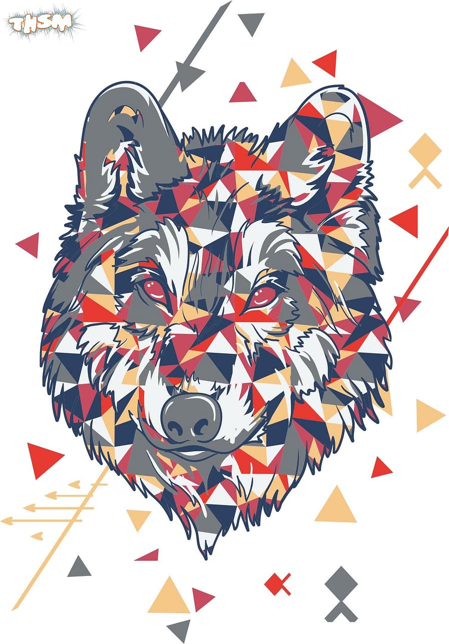 Wolf Tshirt Design Free Vector cdr Download - 3axis.co