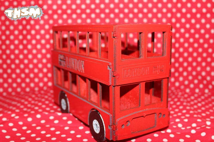 Laser Cut London Bus 3mm DXF File Free Download - 3axis.co