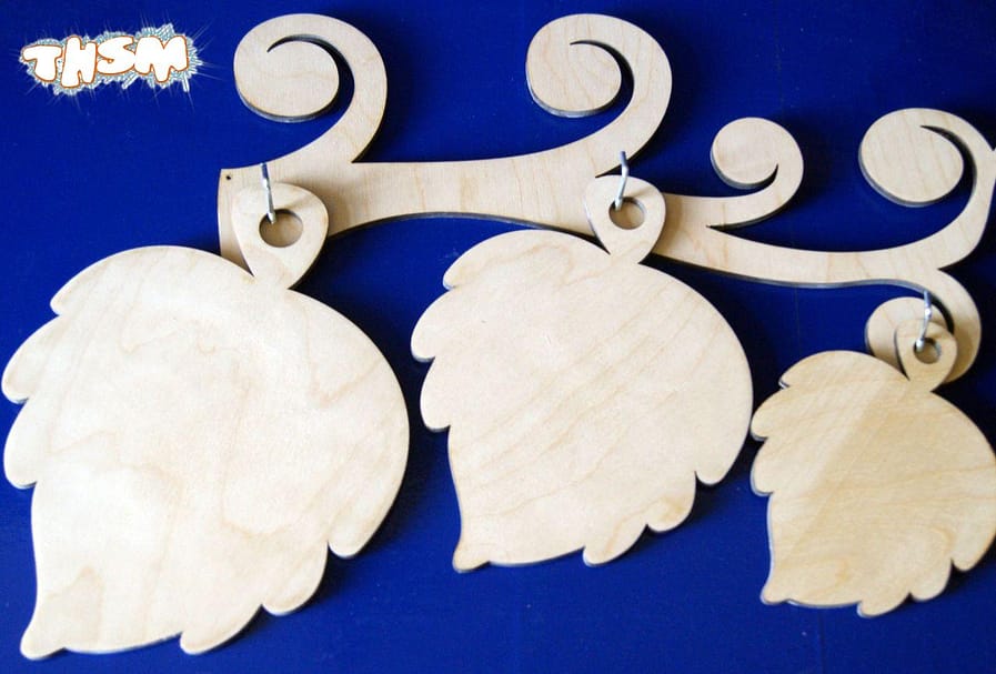 Laser Cut Leaf Shape Chopping Boards Plywood Free Vector cdr Download - 3axis.co