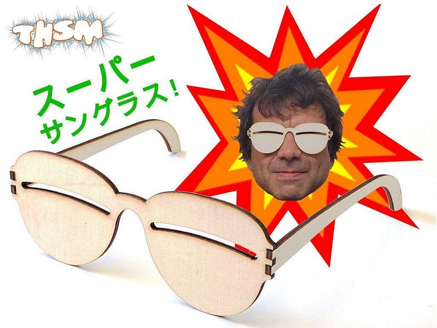 Laser Cut Snow Goggles 3mm DXF File