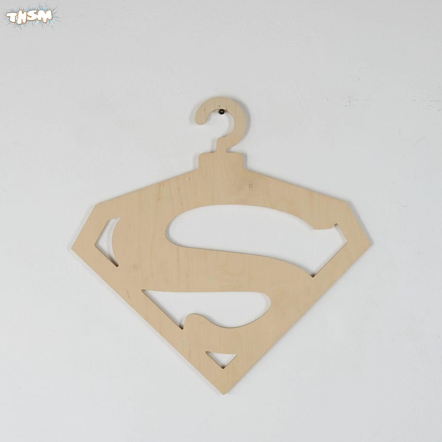Laser Cut Superman Hanger Free Vector