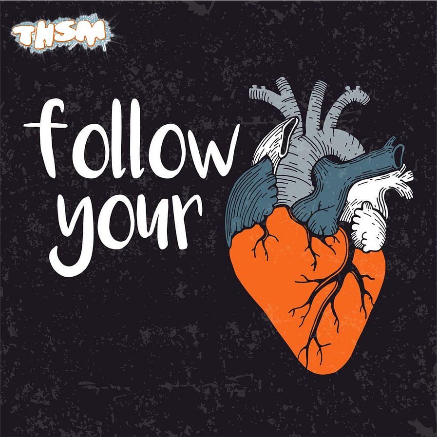 Follow Your Heart Print Free Vector cdr Download - 3axis.co