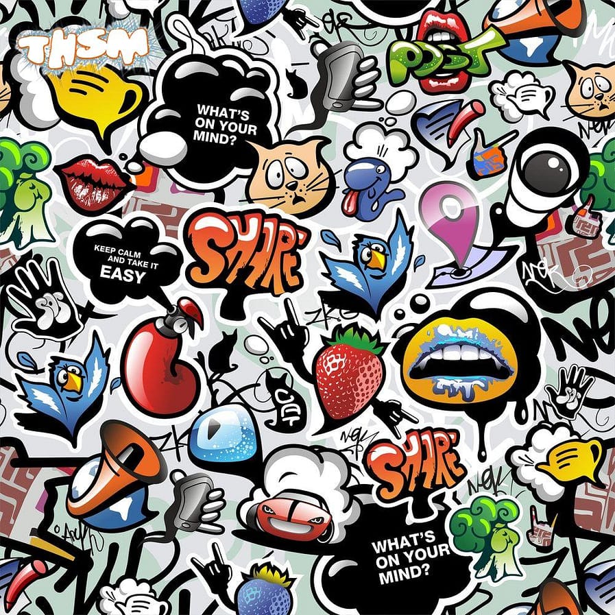 Graffiti Background Free Vector cdr Download - 3axis.co