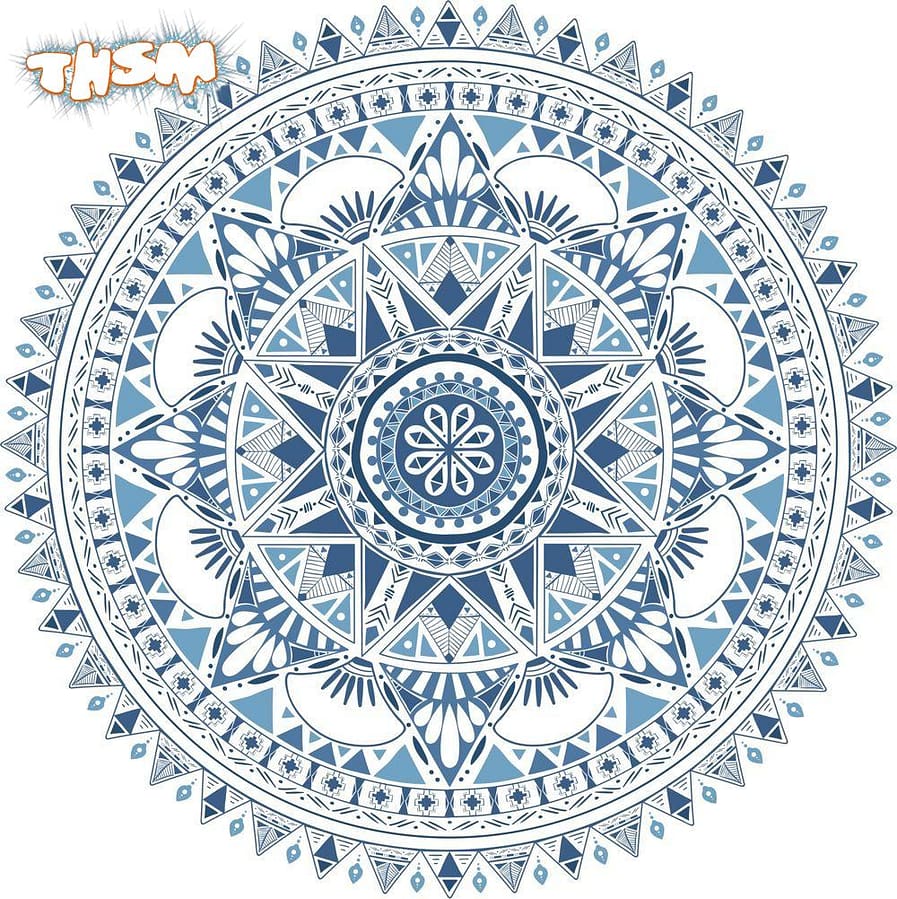 Boho pattern style graphic vector Free Vector cdr Download - 3axis.co