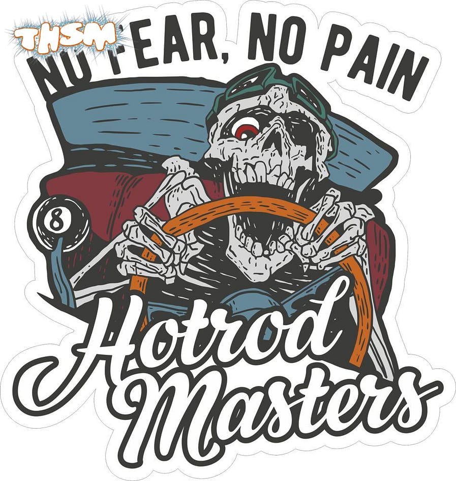 Hotrod Master Sticker Free Vector cdr Download - 3axis.co