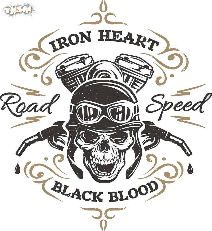 Iron Heart Print Free Vector cdr Download - 3axis.co