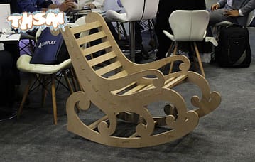 Laser Cut Chair Template DXF File