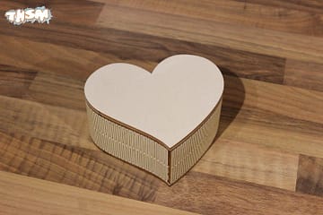 Heart Box Laser Cut SVG File Free Download - 3axis.co