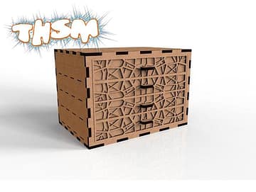Laser Cut Box DWG File Free Download - 3axis.co