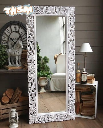 Carved Decorative Mirror Frame 3D Model