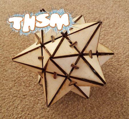 Laser Cut Dodecahedron Template Free Vector cdr Download - 3axis.co