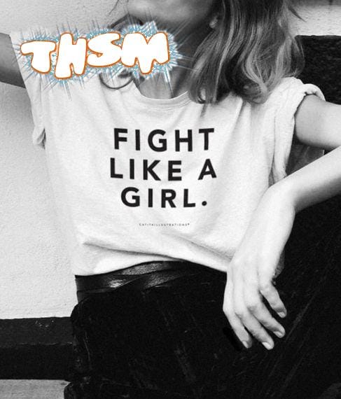 Fight Like A Girl Art Free Vector cdr Download - 3axis.co