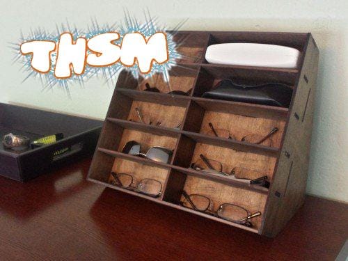 Laser Cut Glasses Rack DXF File Free Download - 3axis.co