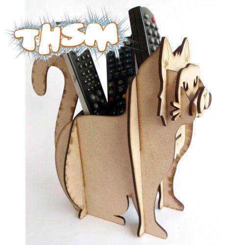 Laser Cut Remote Control Holder Free Vector cdr Download - 3axis.co