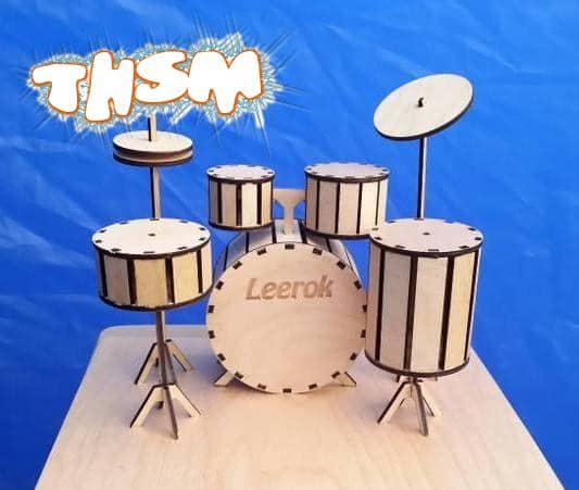 Drum Kit DXF File Free Download - 3axis.co