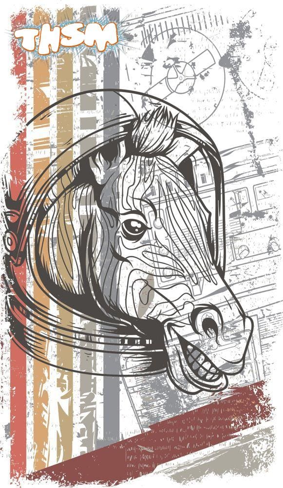 Horse vector T-shirt print Free Vector cdr Download - 3axis.co
