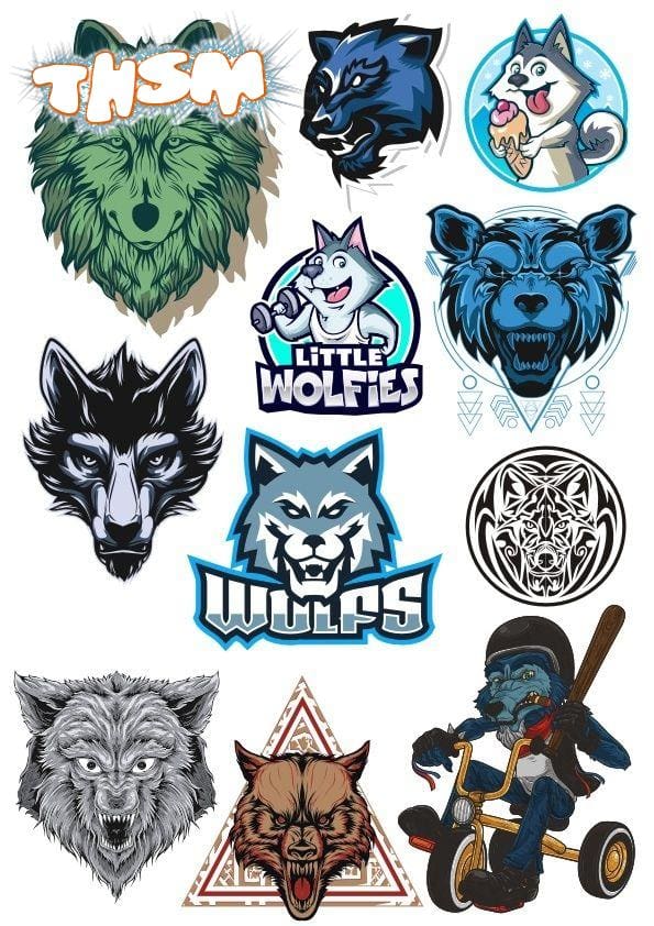 Wolf Vector Set Free Vector cdr Download - 3axis.co