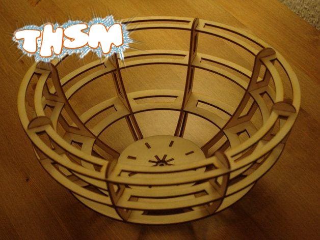 Bowl 3mm DXF File Free Download - 3axis.co