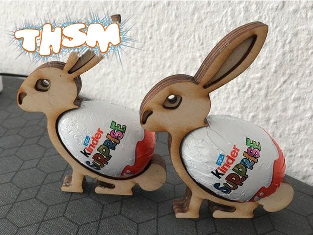 Easter Bunny DXF File Free Download - 3axis.co