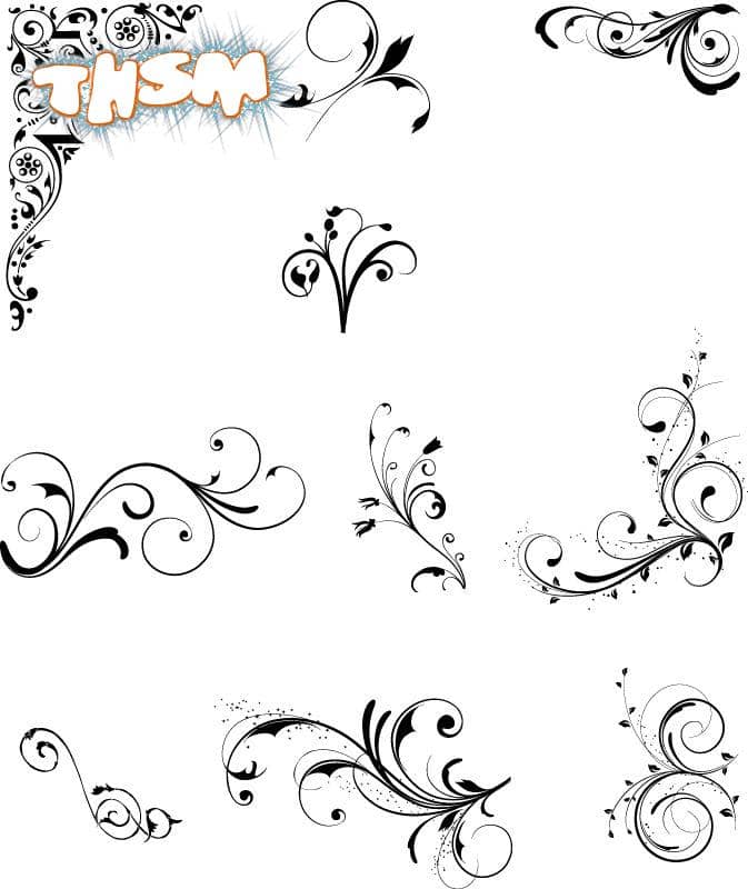 Florical Design Elements (.eps) Free Vector Download - 3axis.co