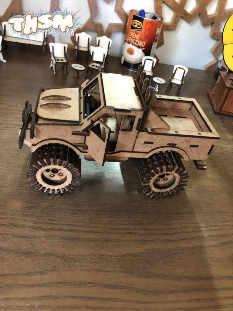 Jeep SUV 3D Puzzle Free Vector cdr Download - 3axis.co