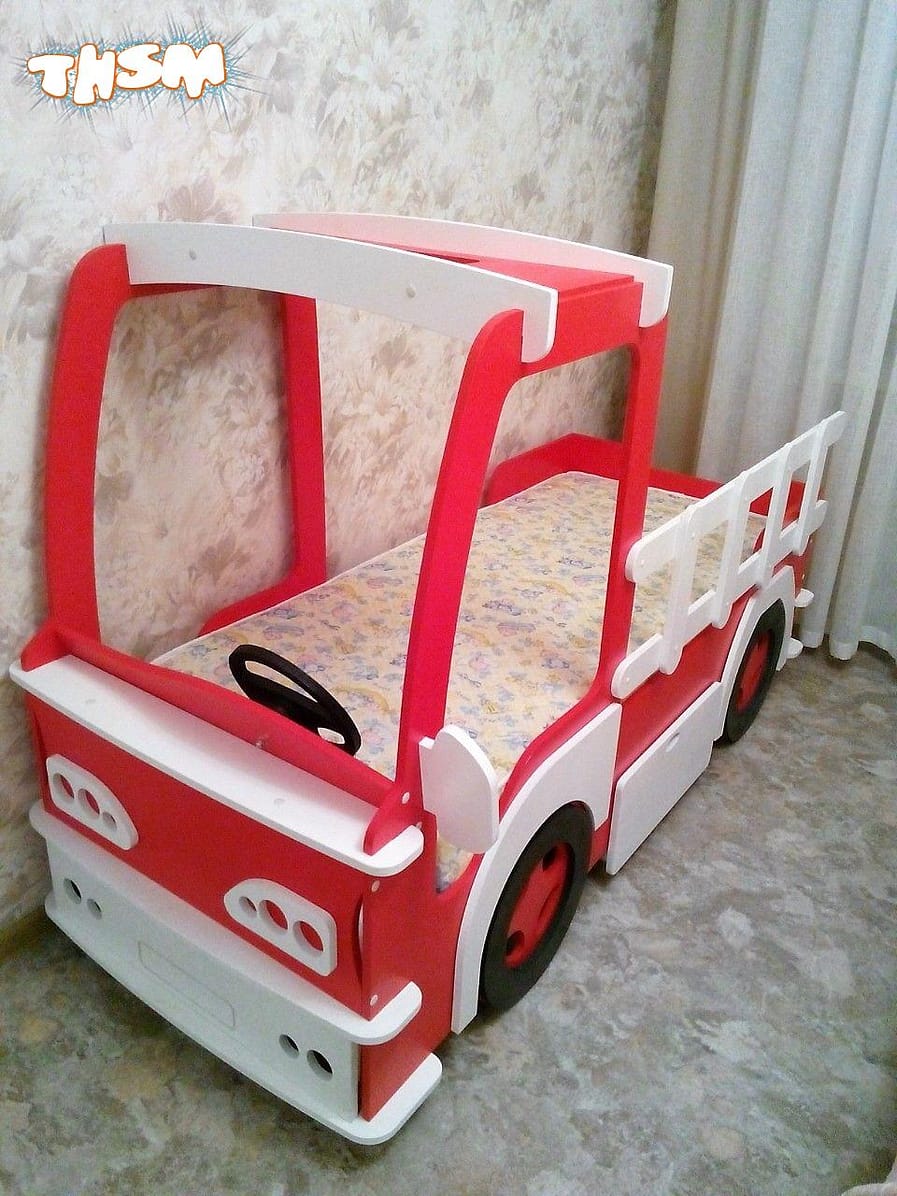 Car Kids Bed Laser Cut Free Vector cdr Download - 3axis.co