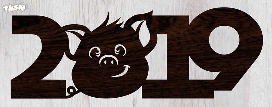 Piggy 2019 Laser Cut Free Vector cdr Download - 3axis.co