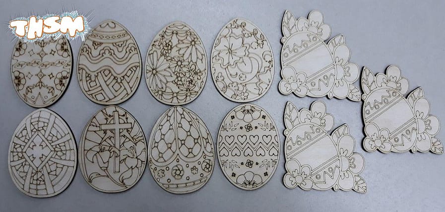 Laser Cut Easter Decorations Free Vector cdr Download - 3axis.co