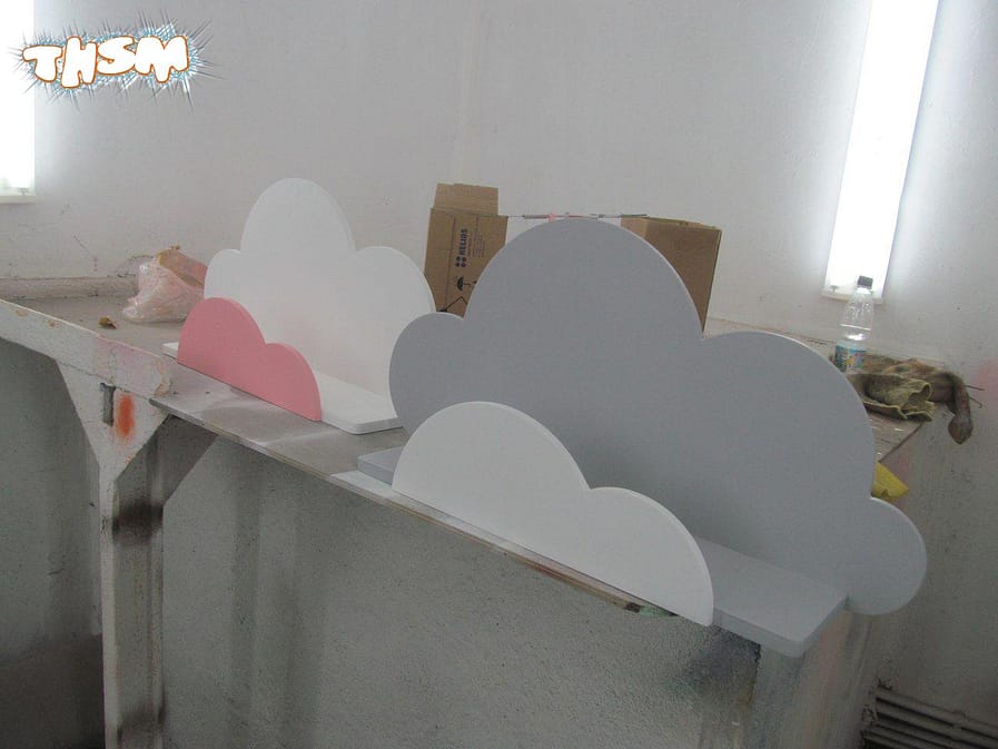 Laser Cut Plywood Shelf 10mm 15mm Clouds Free Vector cdr Download - 3axis.co