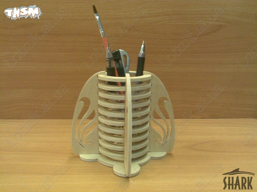 Pencil Box Desk Organizer Laser Cut Free Vector cdr Download - 3axis.co