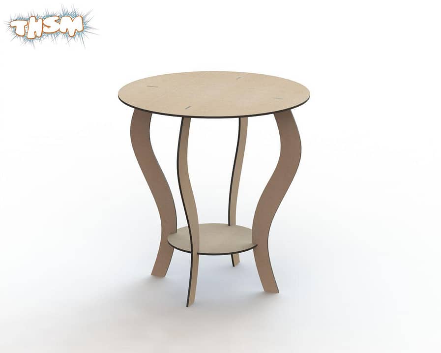 Round Table 650 Mm Free Vector cdr Download - 3axis.co
